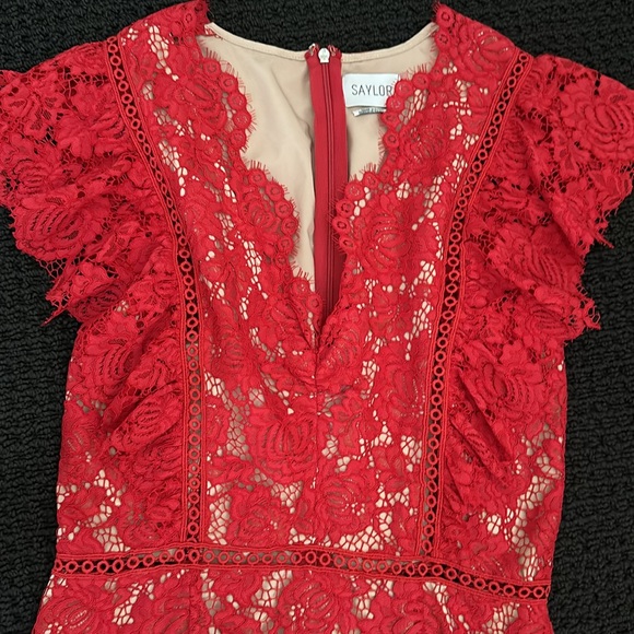 Saylor RED dress - Picture 3 of 7